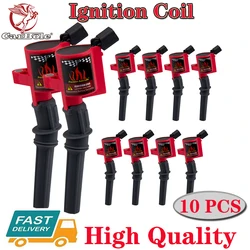 10 Pack Ignition Coils For Ford F150 F250 F350 4.6L 5.4L V8 & 6.8L V10 DG508 for Lincoln Mercury 4.6 5.4 6.8L V10 Ignition Coil