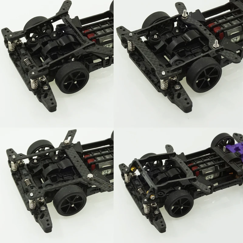 Carbon Fiber Front/Rear Bracket MA MS MSL FMA SFM AR VS S2 Reinforcing Plate CNC Stay Tamiya Mini 4WD diy Parts