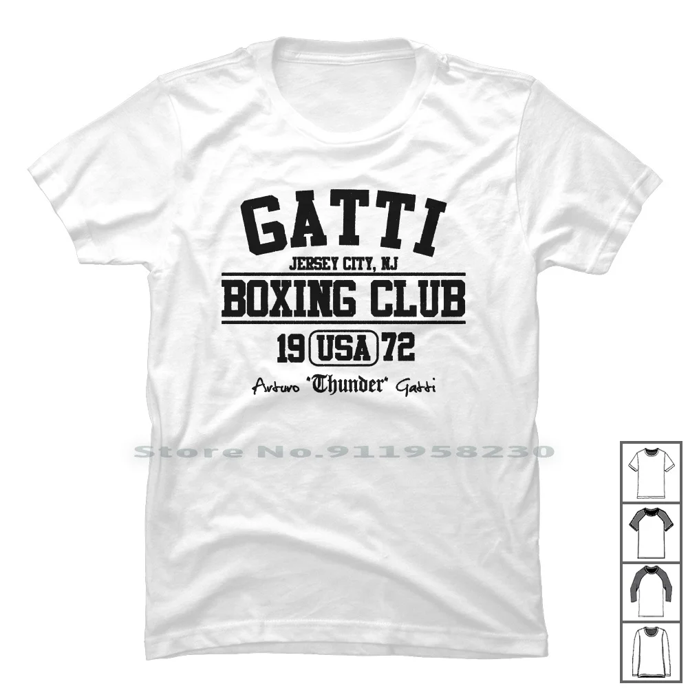 Gatti Boxing Club T Shirt 100% Cotton Popular Fighter Trend Sport Port Club Usa End Box Ox Ny