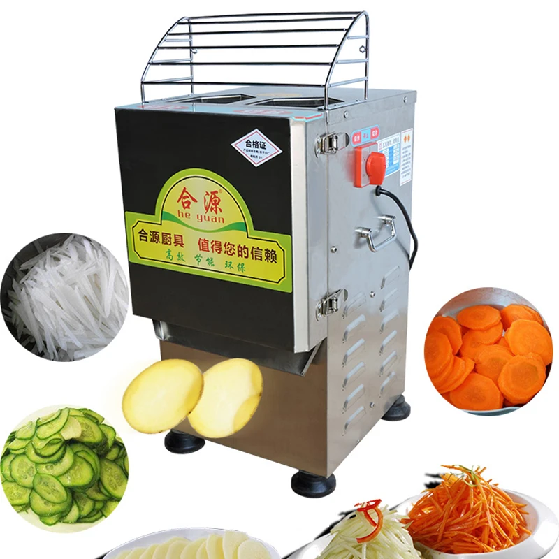 

Commercial electric shredding and slicing machine 400kg/H vegetable and fruit shredder Multifunctional cucumber and carrot