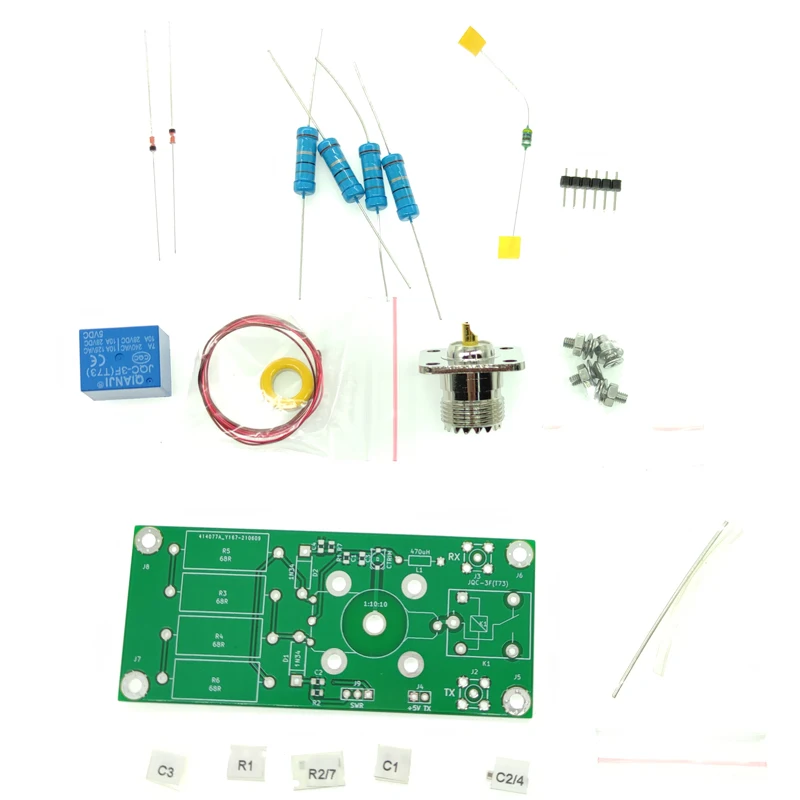 DIY 6 Band HF SSB Radio Transceiver Kits SWR metrt