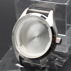 Men Stainless Steel 40mm Watches Brushed And Polished Case 100M Waterproof Replace Parts For Seiko NH34 NH35 NH36 NH38 Movement