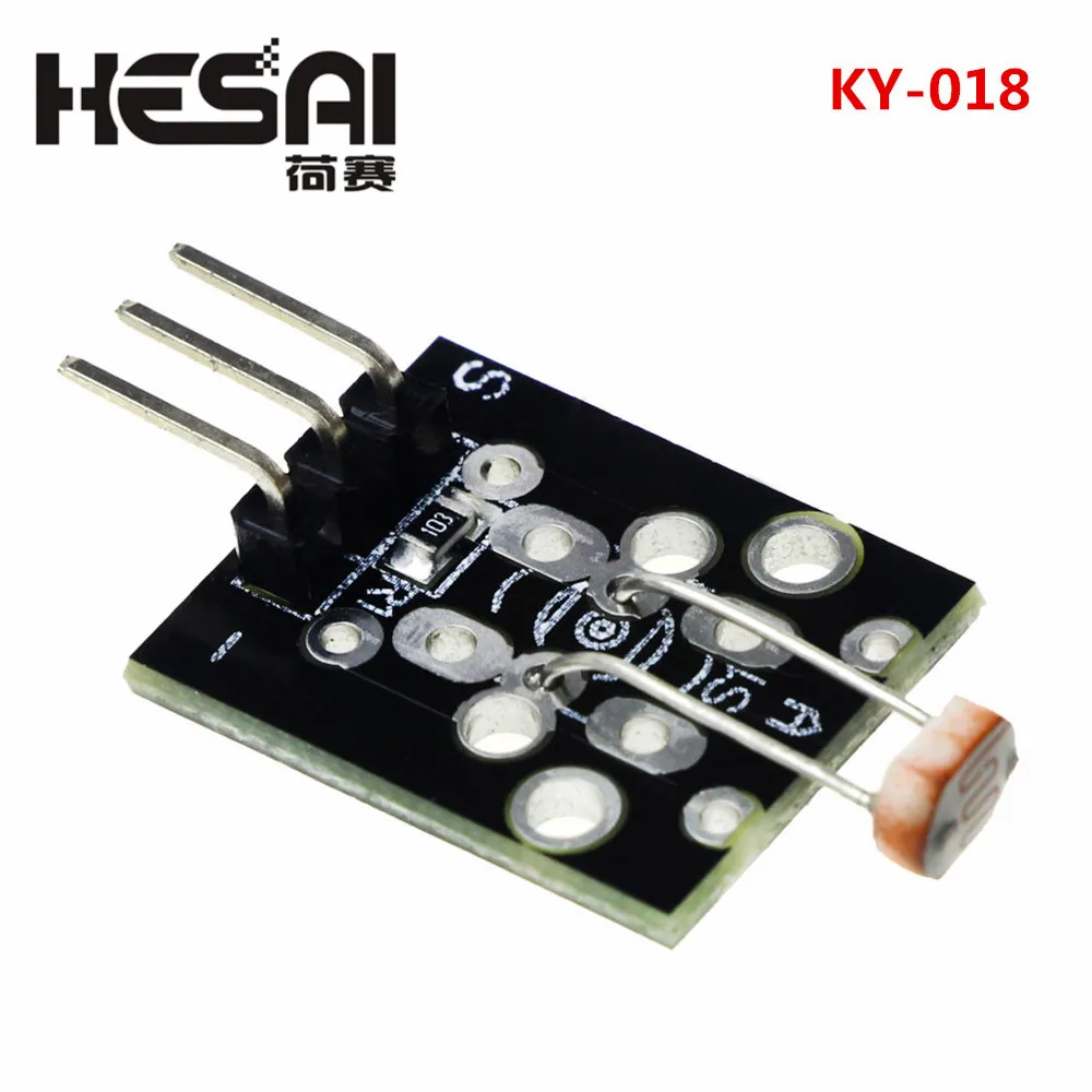 KY-018 3Pin Optical Sensitive Resistance Light Detection Photosensitive Sensor Module for arduino DIY Kit KY018