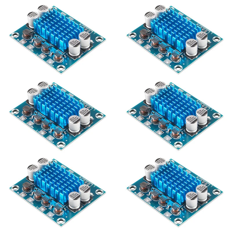 

6pcs/lot TPA3110 AMP Board XH-A232 30W+30W 2.0 Channel Digital Stereo Audio Power Amplifier Board DC 8-26V 3A C6-001 For Speaker