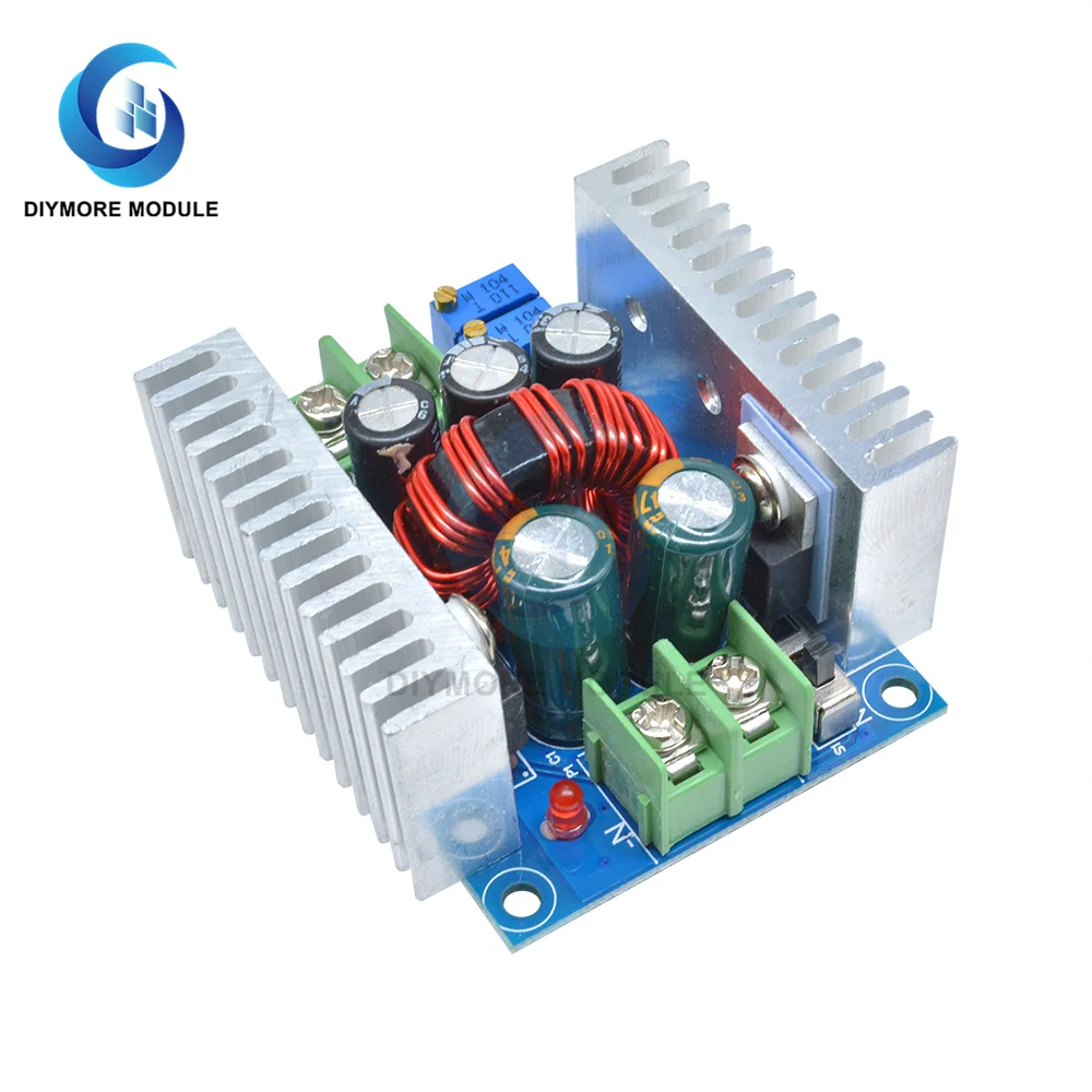 300W 20A DC-DC Buck Converter Step Down Module Constant Current LED Driver Power Step Down Voltage Module Electrolytic Capacitor