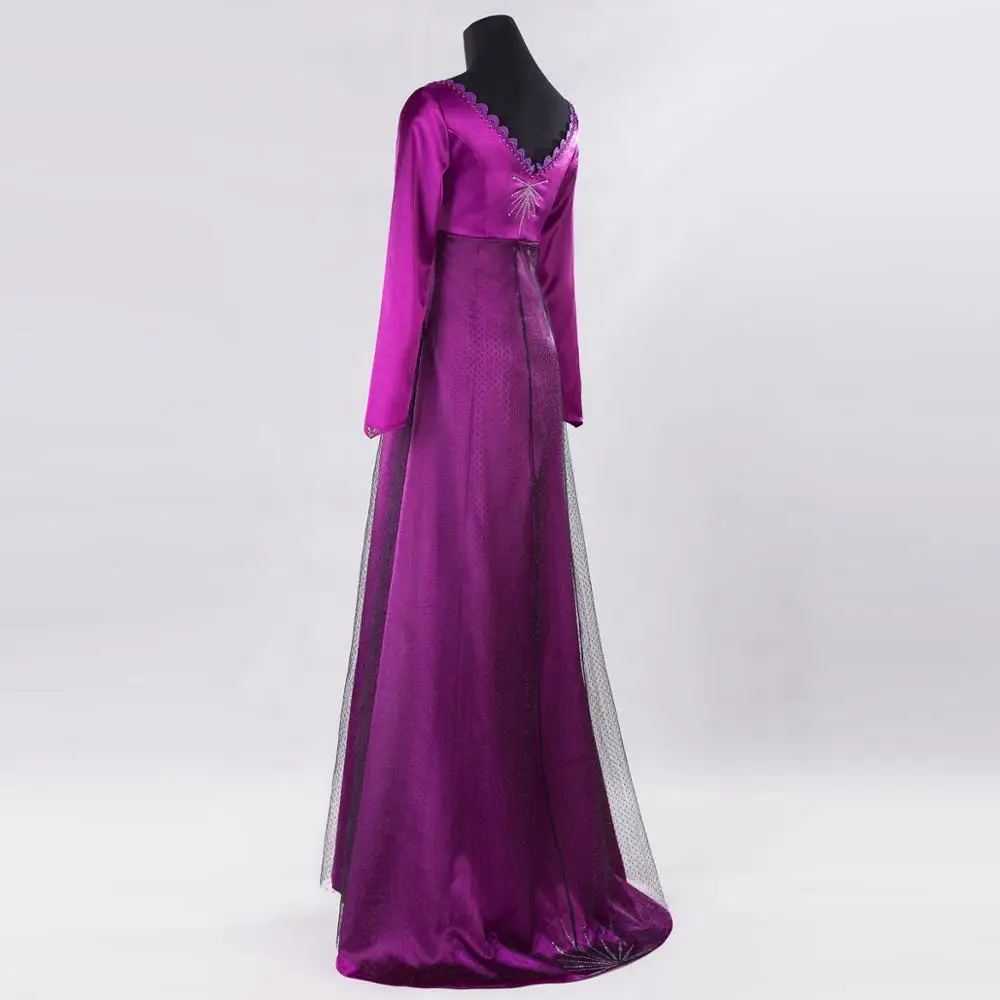 Robe princesse de glace Elsa, robe de nuit rouge reine des neiges pour adultes, Costume d'halloween Cosplay scène spectacle filles carnaval robes fantaisie de fête