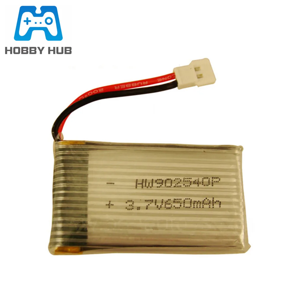 3.7V 650mAh Lipo battery Wholesale X5C Cheerson CX-30668-A8H9D Lipo battery 3.7 V 650 mAH XH plug 902540