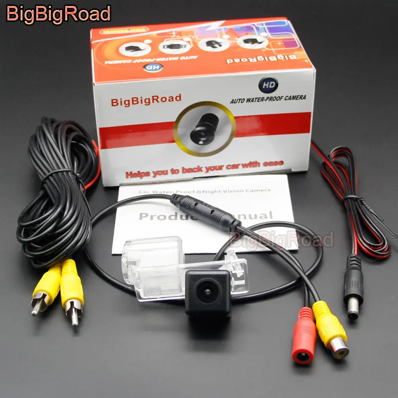 BigBigRoad For Ford Edge Kuga Escort Fusion Escape Mk3 vignale Explorer Mondeo Fiesta Endura Car Rear View Parking CCD Camera