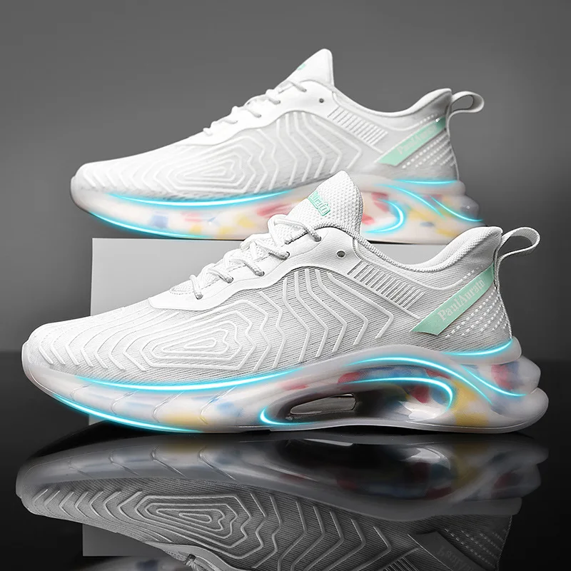 

Sneakers Men Casual Breathable Mesh Black Running Shoes Women Jogging Couple Non-slip Zapatillas Hombre Unisex Summer 2021