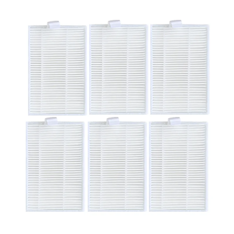 6 개/몫 로봇 진공 청소기 HEPA 필터 ABIR X6 X5 X8 로봇 진공 청소기 부품 액세서리 필터 교체