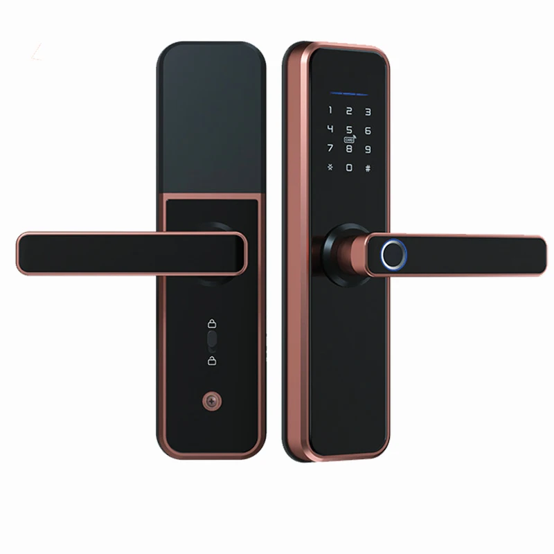 Tuya X5 Waterproof Tuya Biometric Fingerprint Lock, Security Intelligent Smart Lock With WiFi APP Password RFID Door Lock