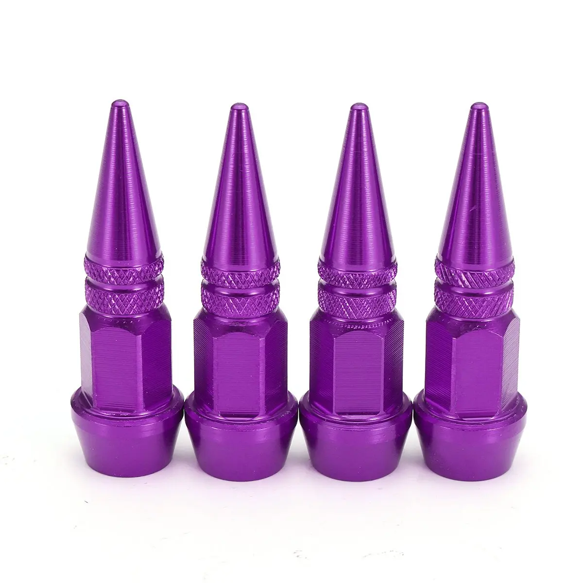 4pcs/set Car Anti-theft Tire Valve caps Bullet head Style Antirust Motorcycle Bike Car Wheel Tyre Tires Valve Stem Caps