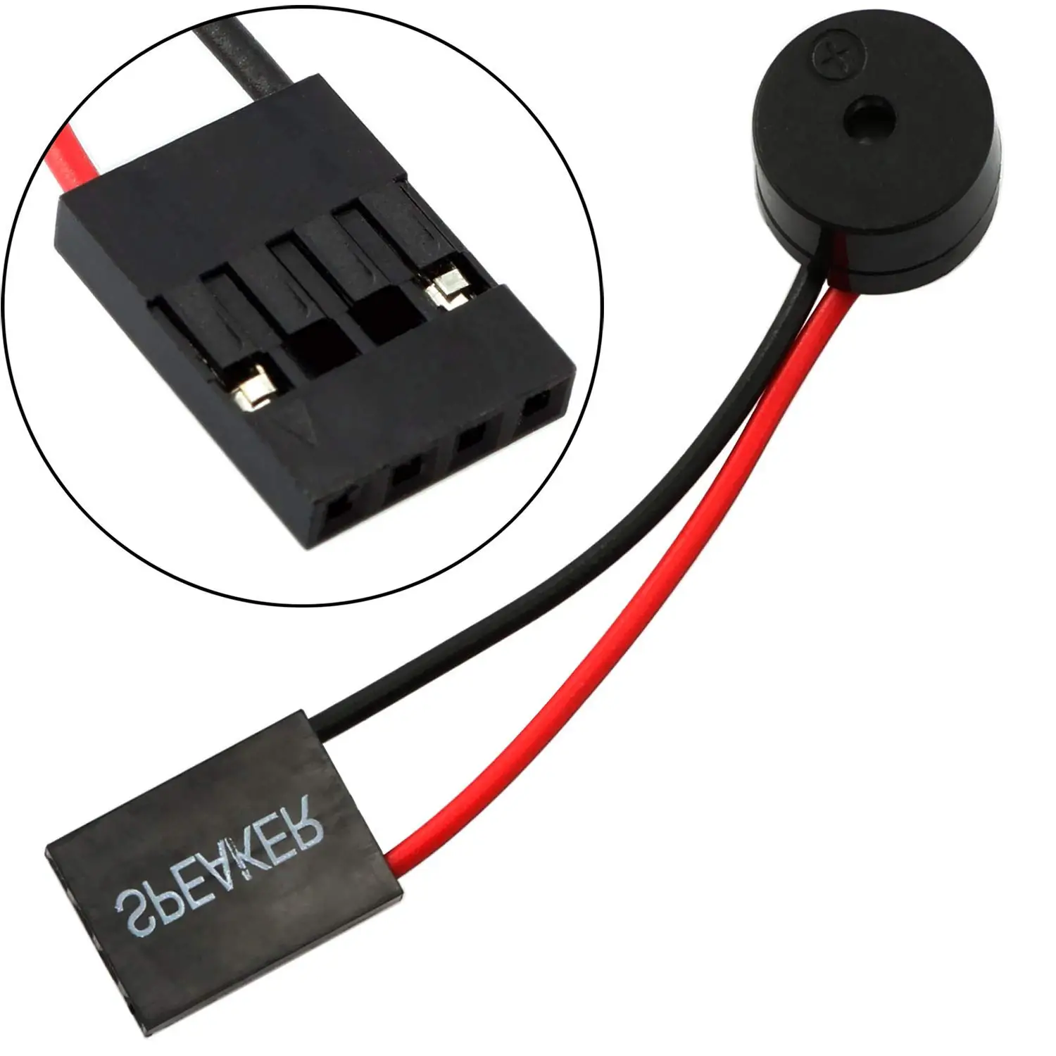 2 sztuk Mini wtyczka głośnik na PC Interanal BIOS płyta główna komputera Mini na pokładzie przypadku brzęczyk pokładzie Alarm dźwiękowy nowy
