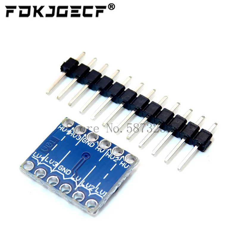 5PCS 4 Channel IIC I2C Logic Level Converter Bi-Directional Module 5V to 3.3V