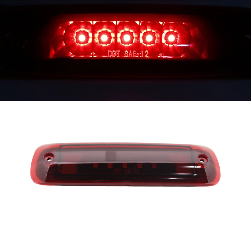 Car Led Third Brake light Assembly For Jeep Cherokee XJ Red Rear Brake Stop Tail lamp 1997-2001