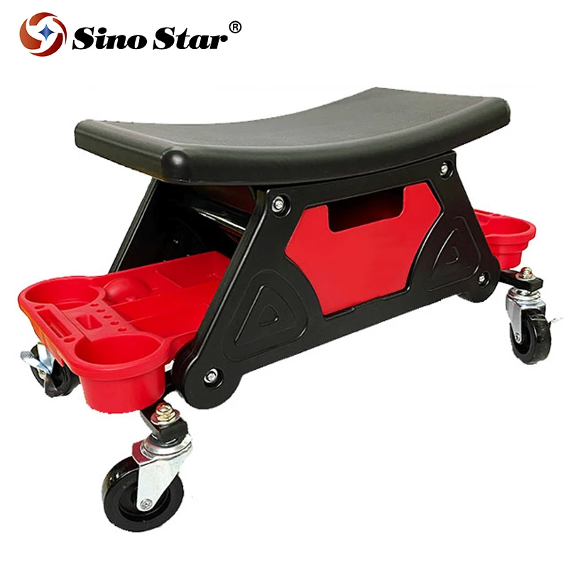 Car Care Products Car Washing Utility Rolling Machanics Repair Sitting Creeper Seat Auto Detailing Stool SCCD01