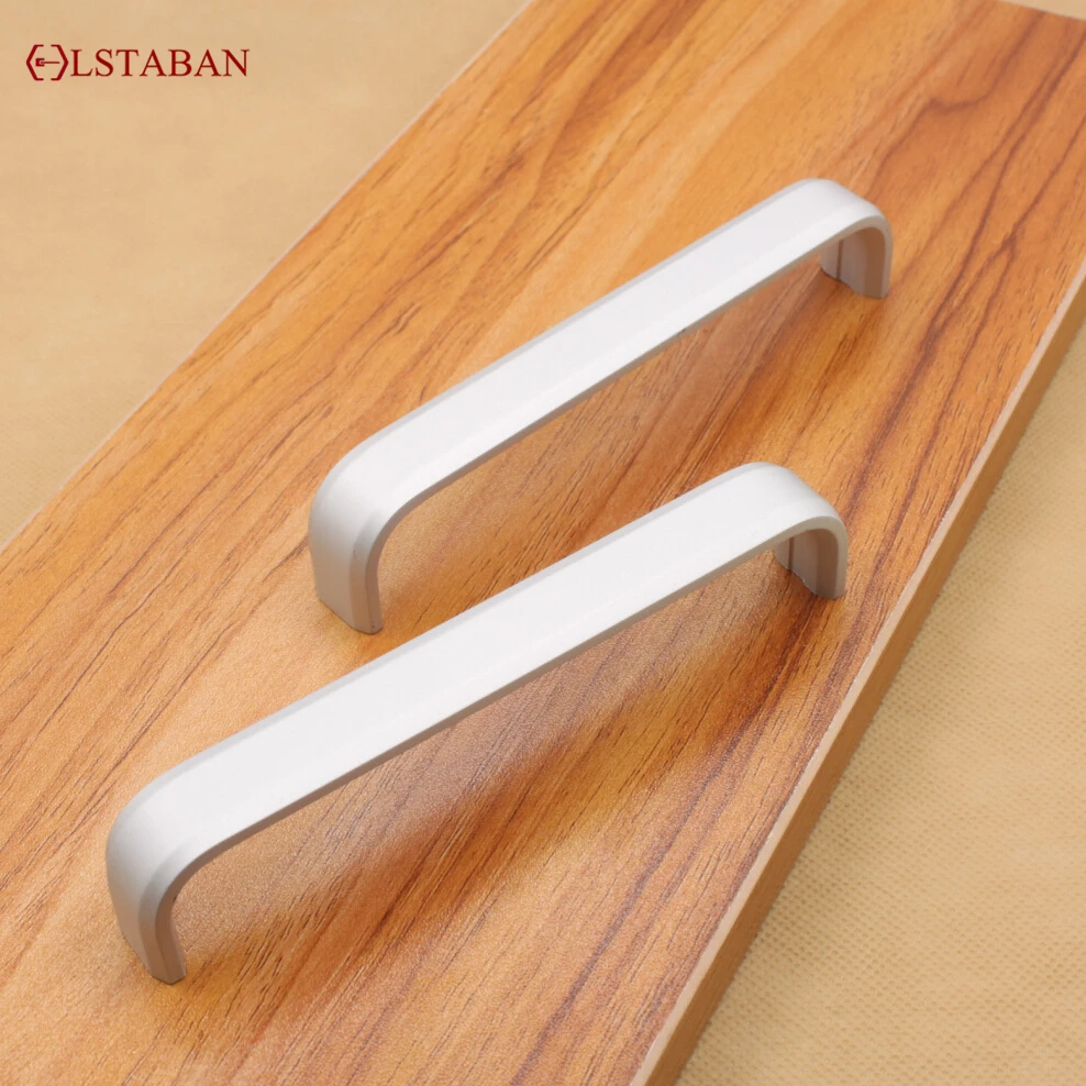 Modern And Simple Aluminum Alloy Solid Thick U-Shaped Matte Handle Wardrobe Cabinet Drawer Wine Furniture Accessories