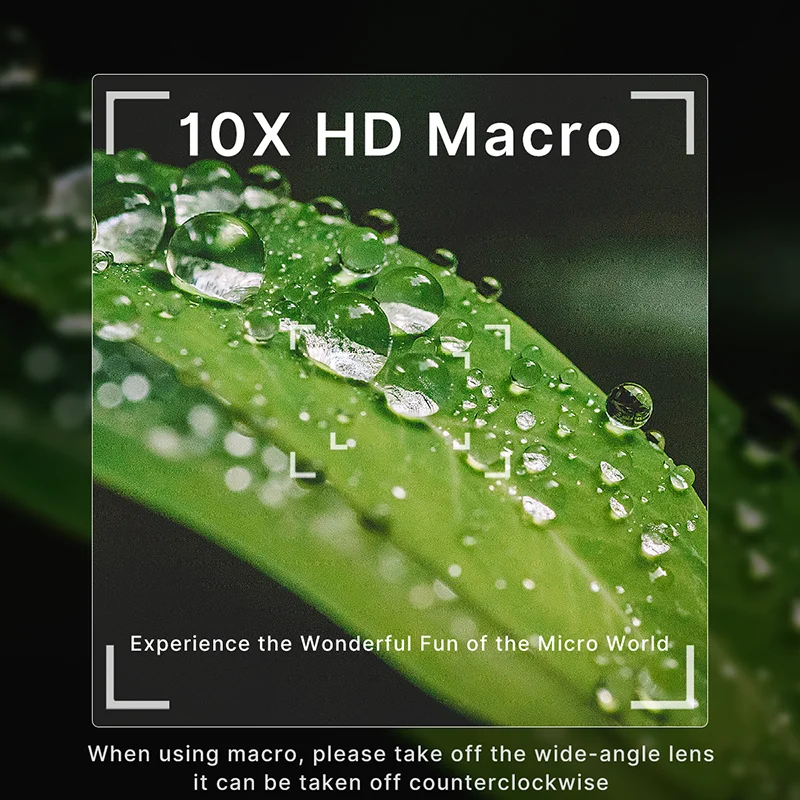 Ulanzi WL-1 2 In 1 18Mm Groothoek Lens 10X Macro Lens Voor Sony ZV1 Dslr Lens ZV1 Accessoires