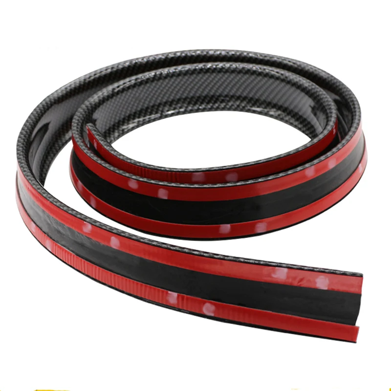 For Renault KADJAR CLIO ESPACE Megane Laguna Talisman 1.5 Meters Rubber Fake Carbon Fiber Auto Spoiler Wing Car Accessories