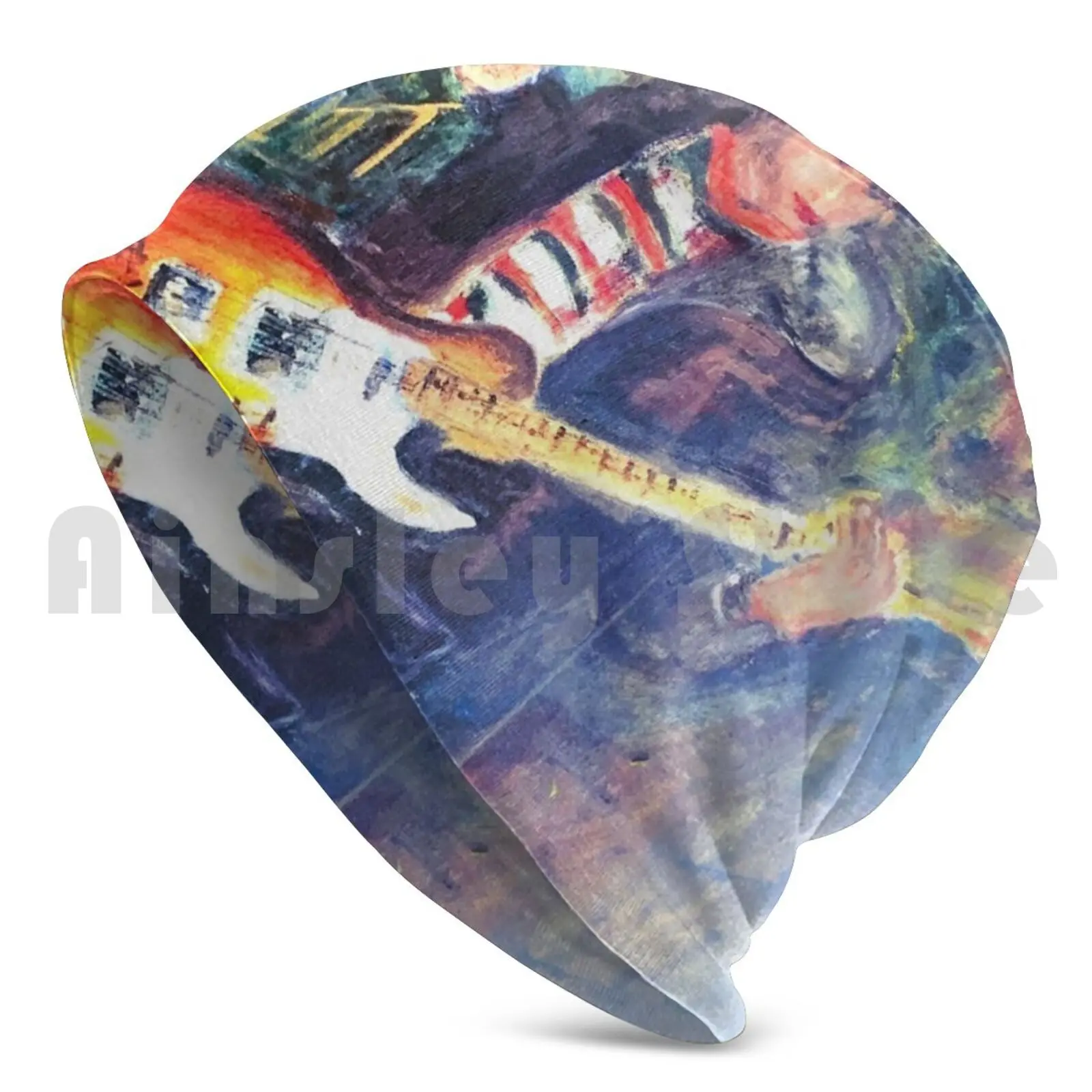 Rock The Casbah Beanies Knit Hat Hip Hop Guitar N Roll Radiohead Jimmy Page Classic Acrylic Music Telecaster