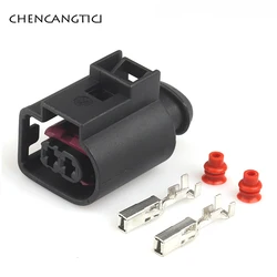 Conector de fio elétrico automático para carro, buzina, plugue de 3,5mm, VW, Passat, golfe, ADUI, A3, A4, A6, 4D0, 971, 992, 4D0971992, 1 conjunto, 2 pinos