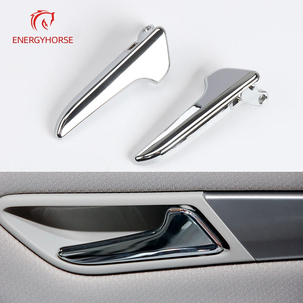 

Chromed Car Inner Interior Door Handles For Mercedes-Benz A-Class W169 B-Class W245 Panel Trim Pull Bar