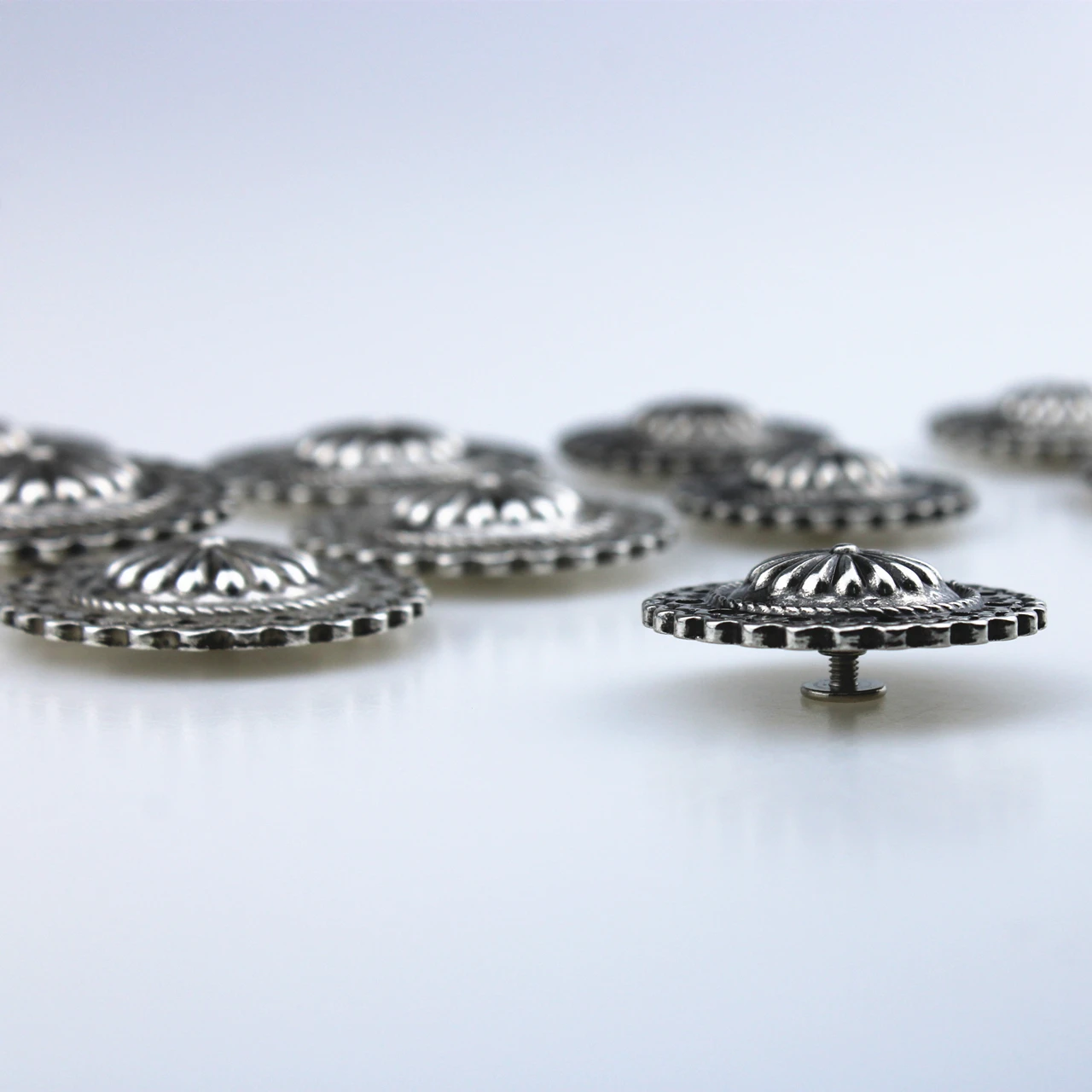 Leather Craft Hardware Metal Conchos Antique Silver Finish 607137-32/36 Diy Accessories