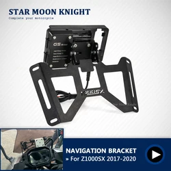 For Kawasaki Ninja Z1000SX Z 1000 SX Front windshield Phone Stand Holder Phone GPS Navigaton Plate Bracket smart phone support