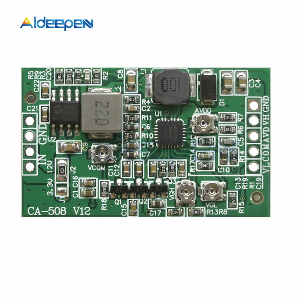 3.3V CA-508 CA-408 4 Channel Adjustable Booster Board Module LCD Screen TCON Board TFT Backlight Driver Step Up TCON Board