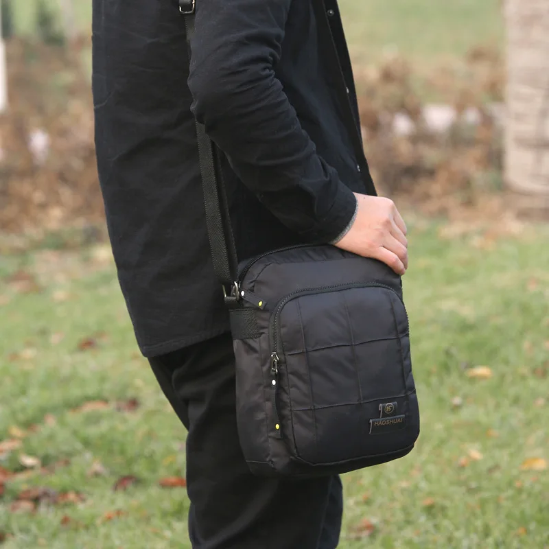 

New Men's Shoulder Bag Messenger Bag Trend Men's Casual Business Briefcase Large-capacity Travel Outdoor Messenger Bag