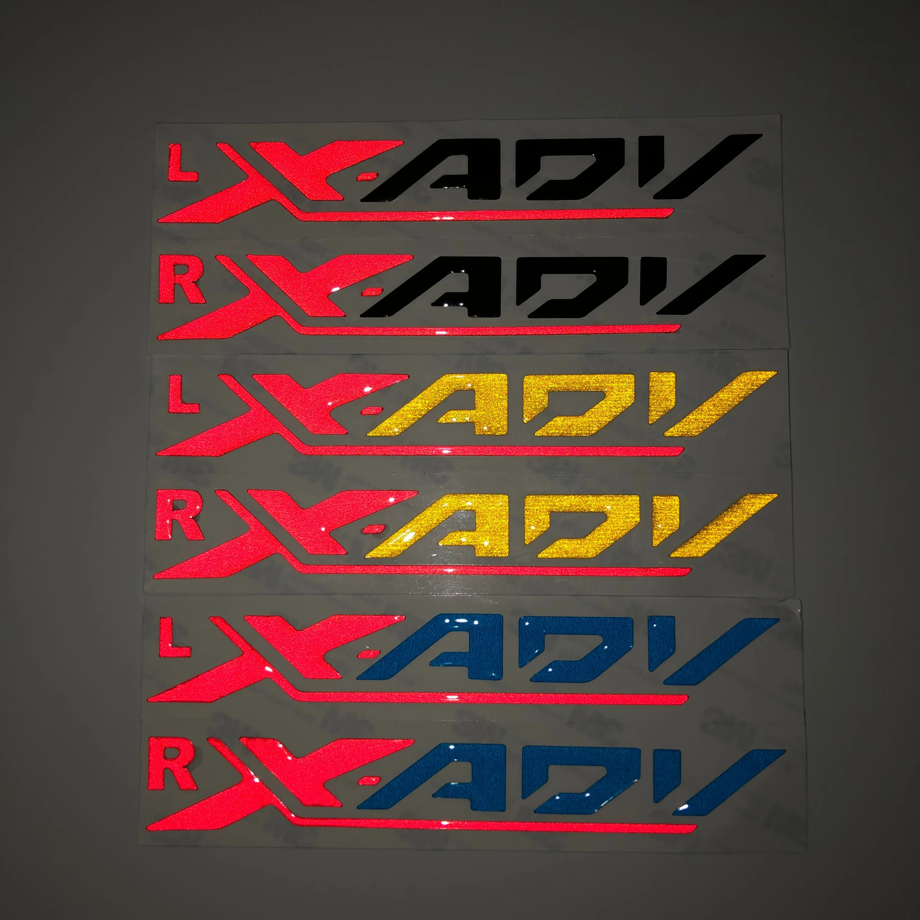 For Honda XADV X-ADV 750 xadv750 3M Reflective light logo Sticker side pane Colour Decal with X-ADV logo Decal