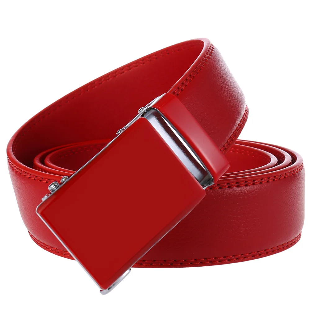 Neue Luxus Marke Gürtel für Männer Hohe Qualität Männlich Strap Echtes Leder Taille Band Automatische Schnalle Gürtel Ceinture Homme 3,5 cm – Detail 2