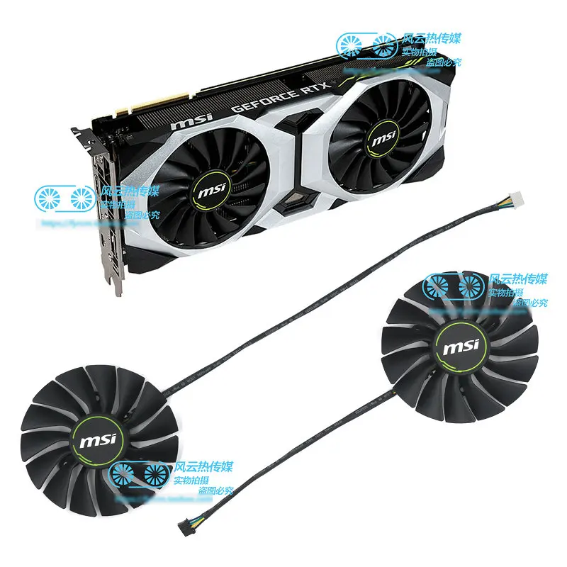 

New Original the Fan for MSI RTX2080 RTX2080S RTX2080Ti SUPER VENTUS OC Graphics Video Card PLA09215B12H