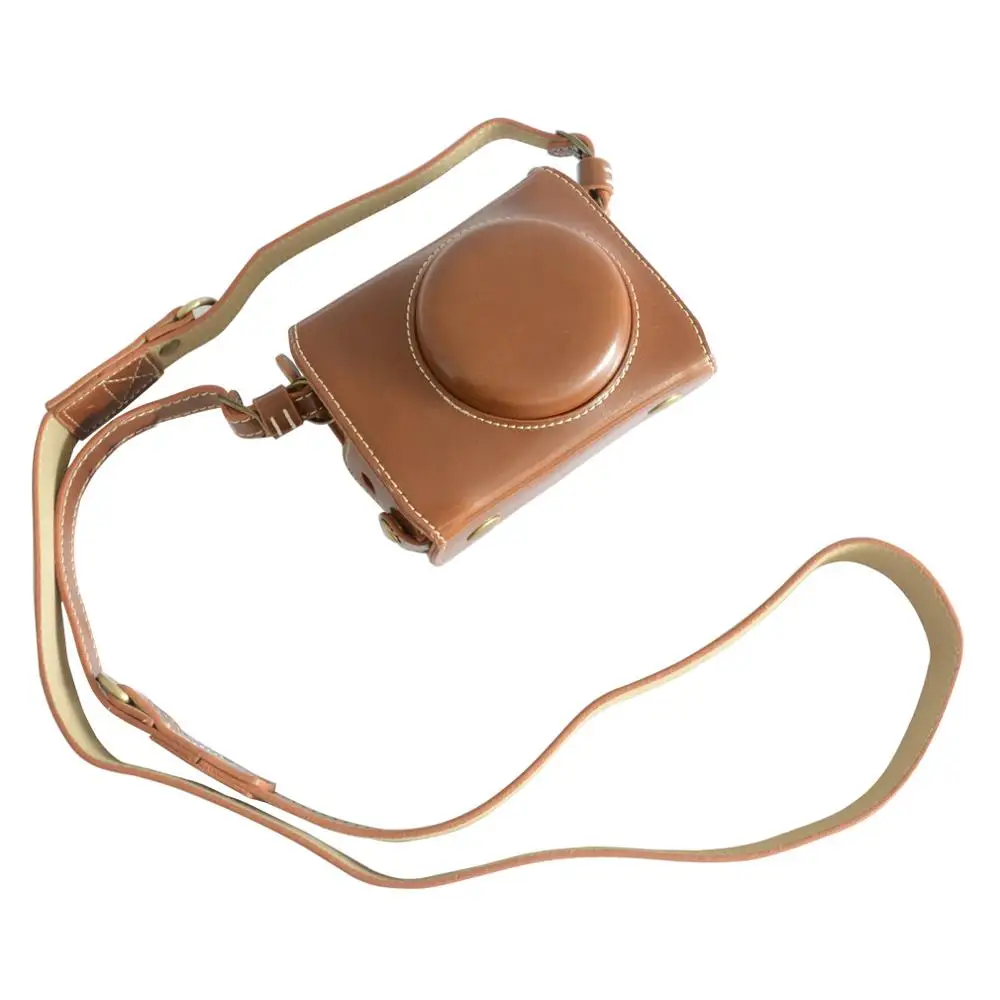 Точный полный корпус Fit pu кожаный чехол для цифровой камеры сумка крышка для Canon Powershot G7X Mark 3 mark iii G7X III G7X3 с ремешком