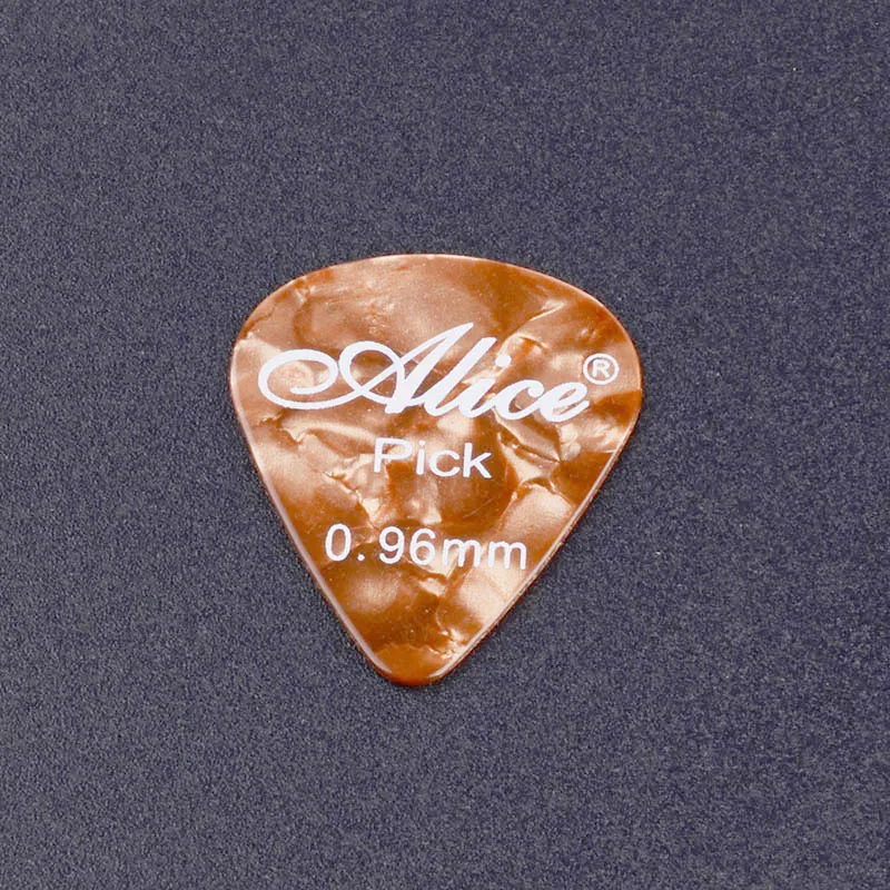 Alice Guitar Picks Multi Smooth Celluloid Materials Custom Acoustic Electric Guitarra Plectrums Accessories Musical Random Color