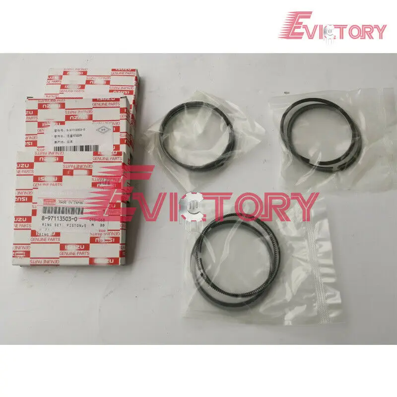 For Isuzu hiatch ZAXIS35UL engine repair 3LD2 piston ring set