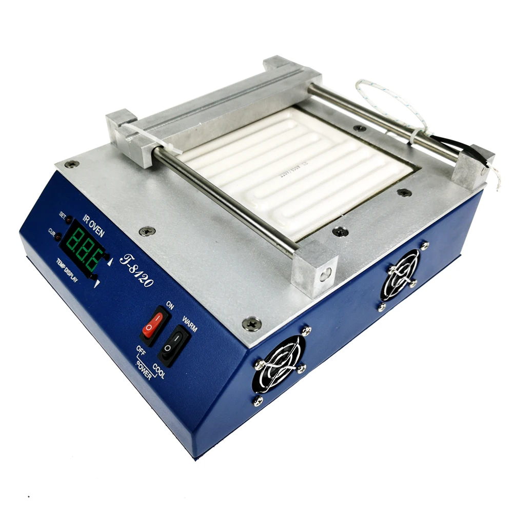 T-8120 120*120mm SMD Infrared Preheating PID Temperature Controlling Preheating Station Heating Plamform 110V 220V