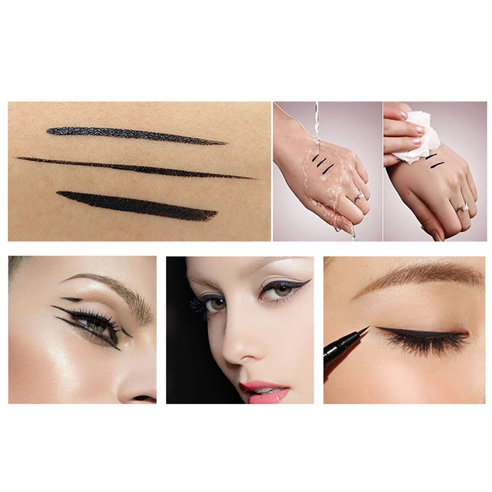 O.TWO.O Brand Liquid Eyeliner Pen Pencil Black Eye Make Up Waterproof Lasting Eye Liner Easy to Wear Eyes Makeup Cosmetics Tools