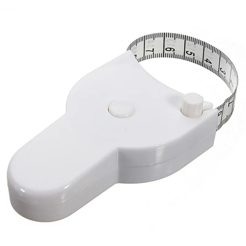 150cm/60 Inch Fitness Accurate Fitness Caliper Body Waist Chest Arms Legs Measuring Tape Retractable Ruler Measure