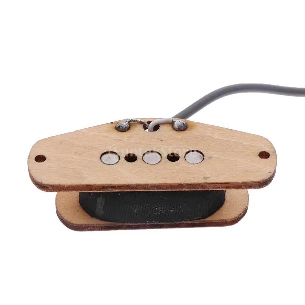 Tooyful WholeSale 3 String Cigar Box Electric Guitar Pickup Rosewood Magnetic Part 4.3K Resistance Music Practical Accessory