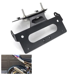 For BMW S1000RR 2019-2021 2022 2023 2024 Motorcycle Rear Tail Tidy Fender Eliminator Kit Registration Plate Holder Bracket Black