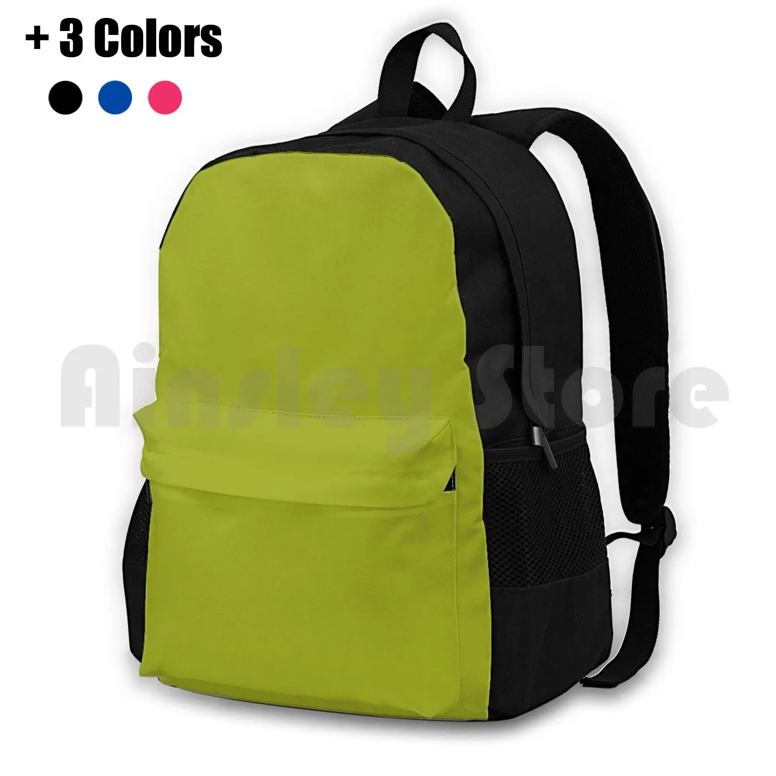 Plain Citron-100 Green Shades On Ozcushions On All Products Outdoor Hiking Backpack Waterproof Camping Travel Citron Yellow