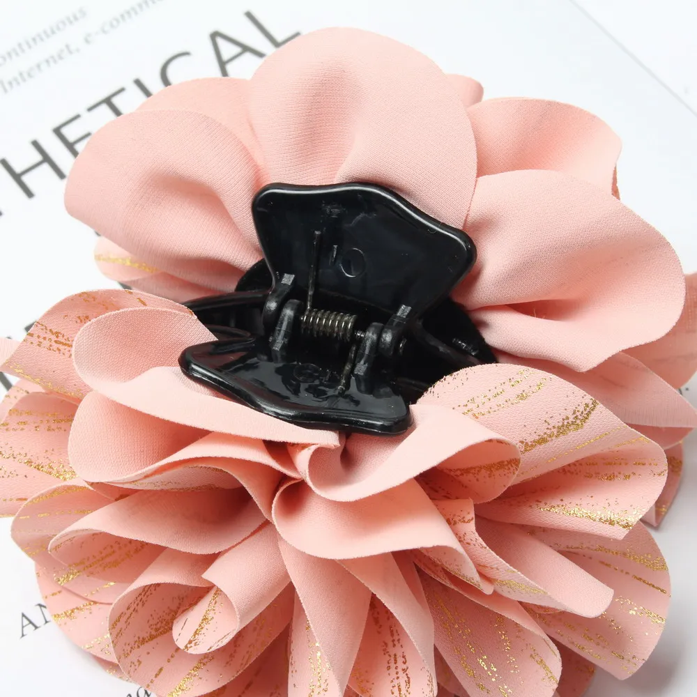 Flower Hair Claw Clips for Women Girls Crab Hair Clip for Hair Hairpin Barrette Plastic Hair Clamps Headwear Hair Accessories