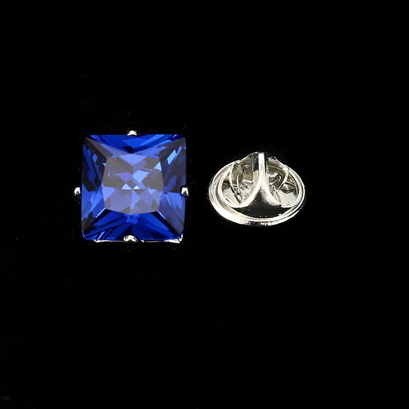 Mini runde Kristall-Brosche, Anstecknadeln und Broschen für Damen und Herren, Anzug, Hemdkragen, Anstecknadel, Luxus-Schmuck, Bekleidungszubehör – Detail 2
