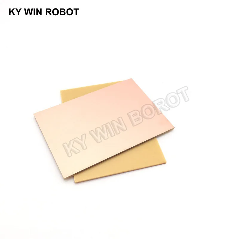 Single Side Copper Clad Plate, DIY PCB Kit, Placa de Circuito Laminado, 5x10cm, 5x10cm, 50x100x1.5mm, PF