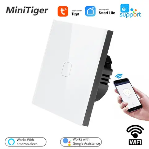 Tuya WiFi Touch Switch 1 2 3 Gang minitiger