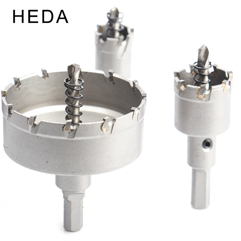 Extended High-grade TCT Drill Bit Alloy Hole Saw 14-70mm For Carbon Steel Stainless Steel Pipe Tungsten Carbide Tipped Drill