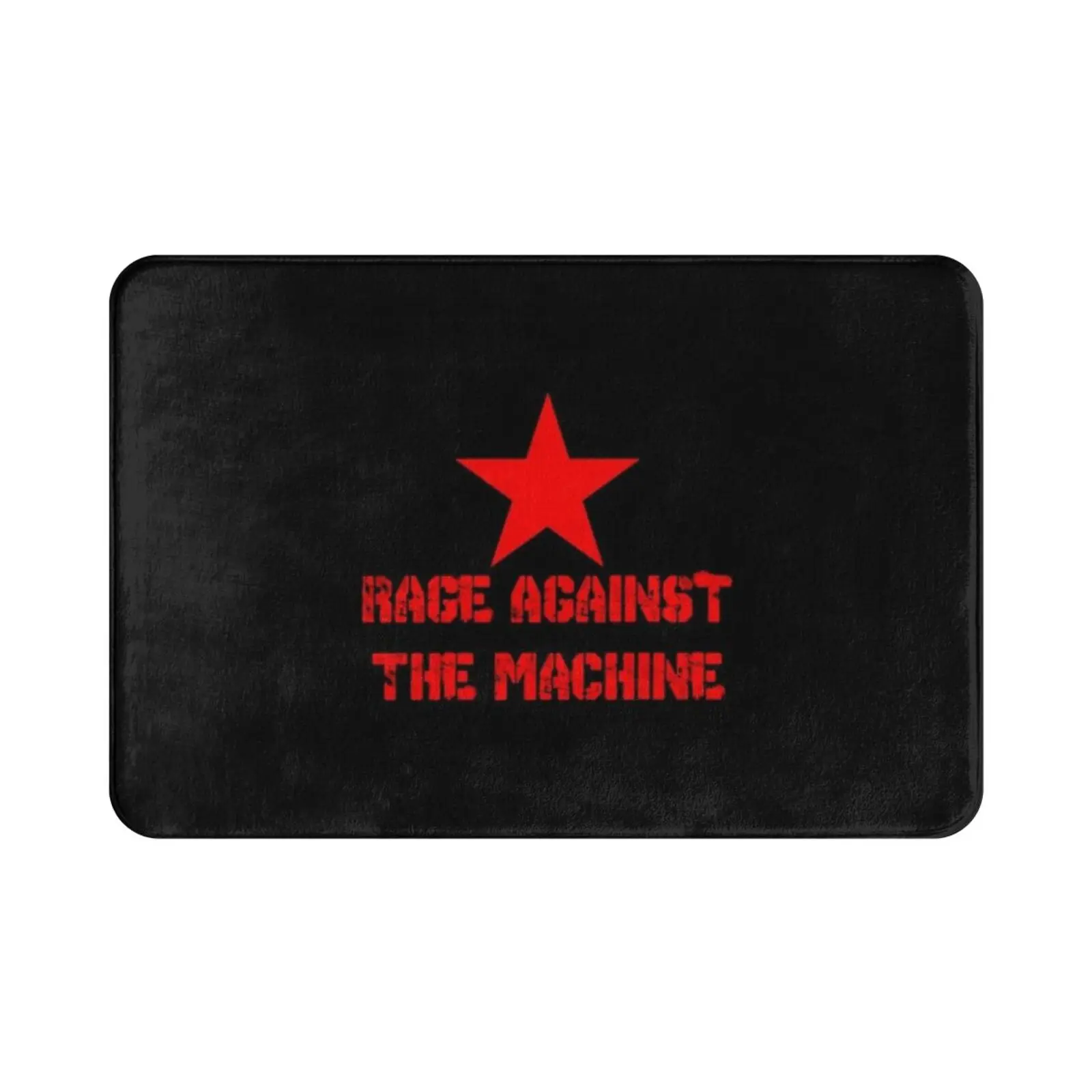 Rage Against The Machine Carpet Mat Rug Cushion Soft Rage Against The Machine Metal Hard Black Death Brutal Logo Prog