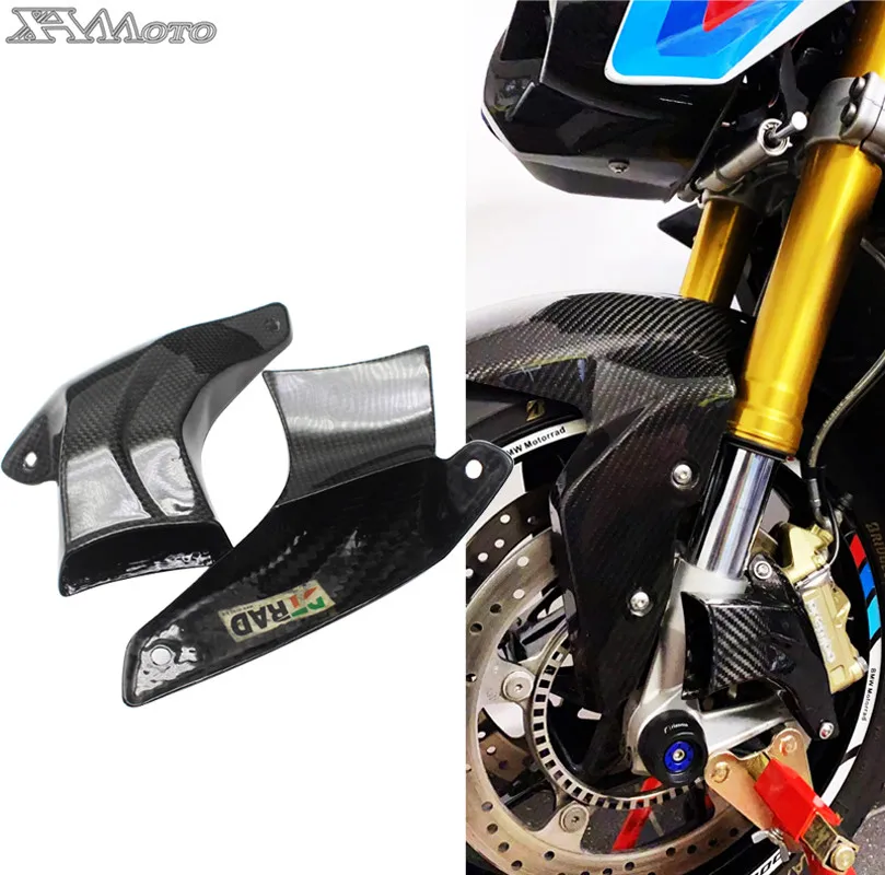 Brake Air Intake Pipe Fairing Cover Brake Duct Cooler Radiator ForDucati Multitrada 1200 S Touring 2011-2014 carbon fiber