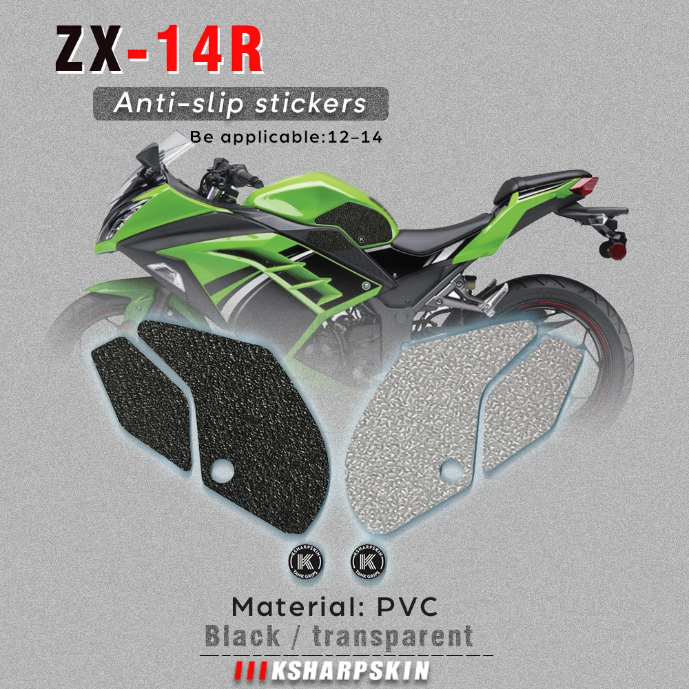 

Motorcyle Sticker Decal Emblem Protector Tank Pad Tank grip For KAWASAKI 13-16 NINJA 300 13-17 NINJA 300 ABS